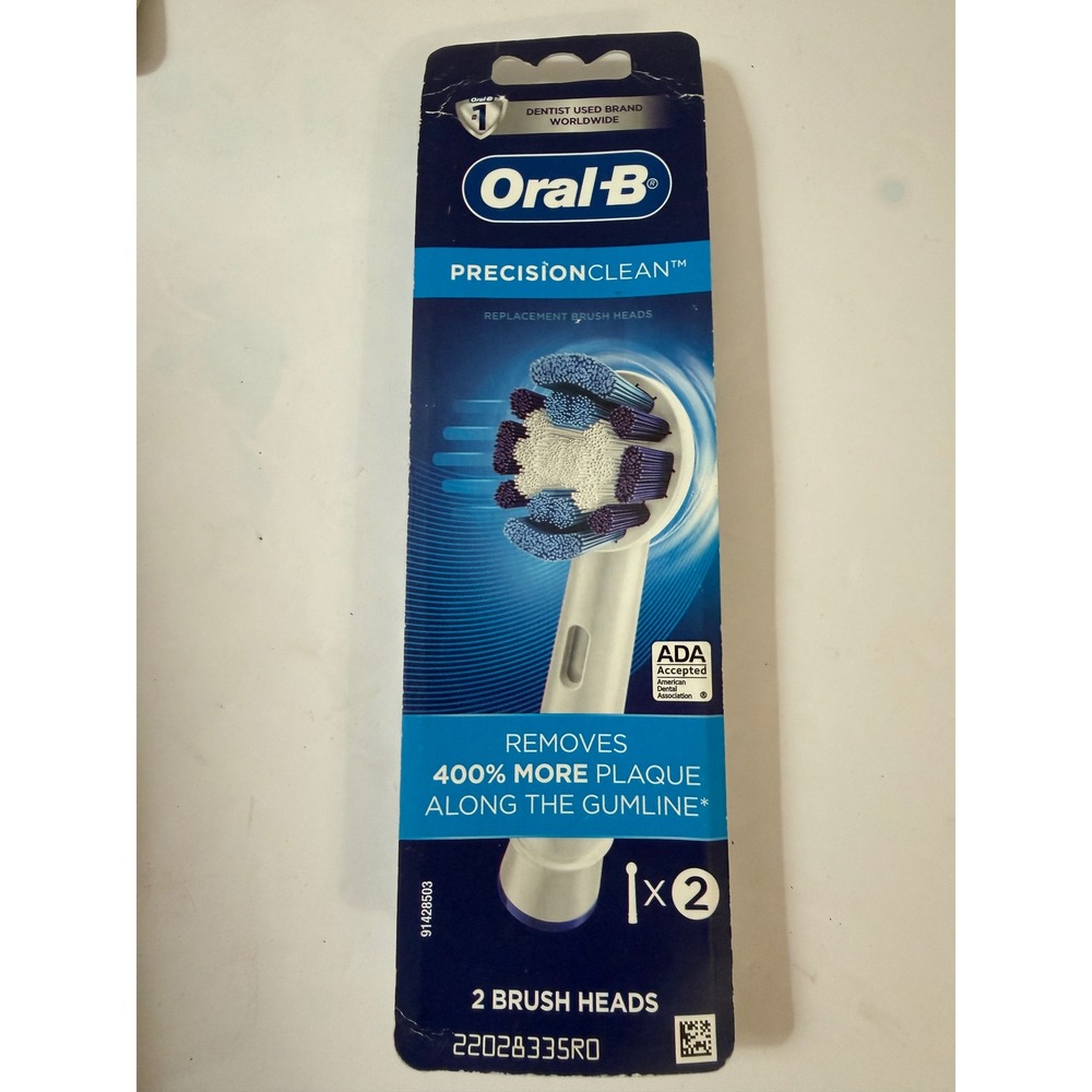 Oral-B Precision Clean Replacement Electric Toothbrush Heads 2 Count EB20